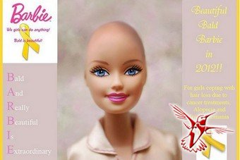 Куклу Барби без волос выпустят для детей, перенесших химиотерапию