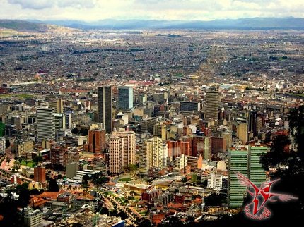 Богота. Вид сверху