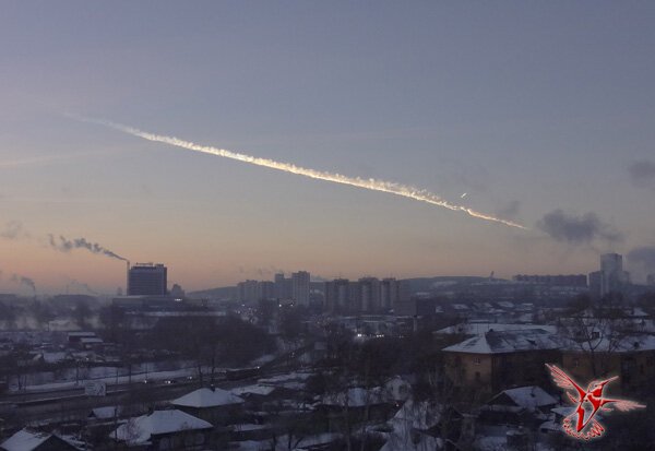 Взрыв метеорита в небе над Уралом… Вся информация