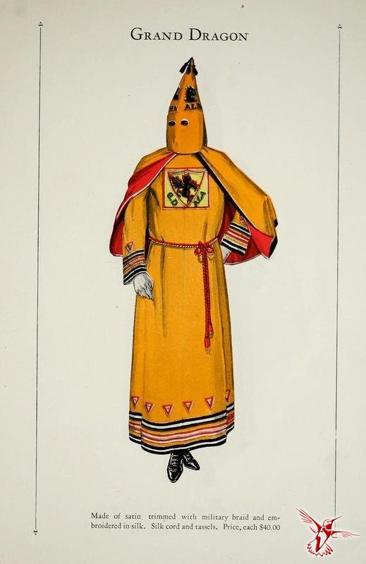 Каталог одежды Ку–Клукс–Клана от 1925 года