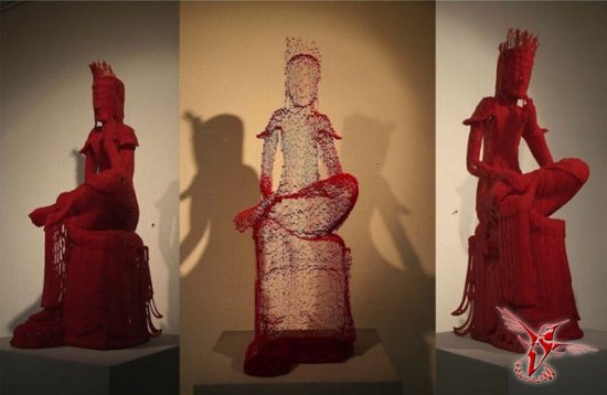 Удивительные скульптуры из бумаги от Хо Юн Шин