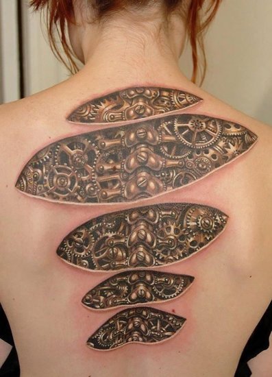 Невероятные 3D татуировки