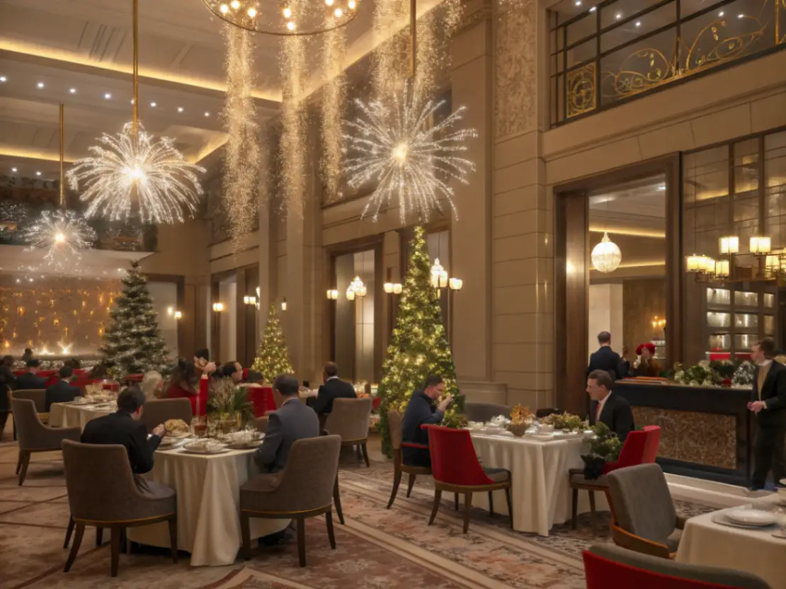 Новый год 2026 в ресторанах-отелях Москвы
