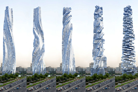 Dynamic Tower — первое в мире движущееся здание