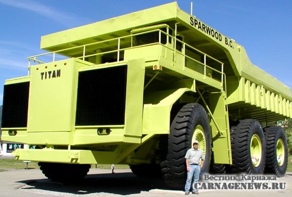Terex Titan — самый большой грузовик в мире