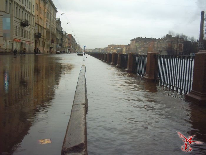 В Питере (Санкт-Петербурге) потоп! Наводнение!