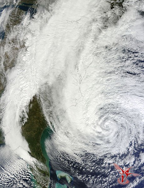 Ураган Sandy бушует в Америке