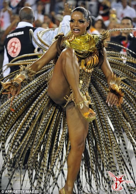 Буйство красок на Бразильском карнавале