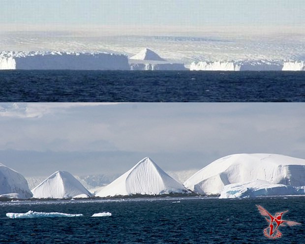 В Антарктиде найдены рукотворные пирамиды
