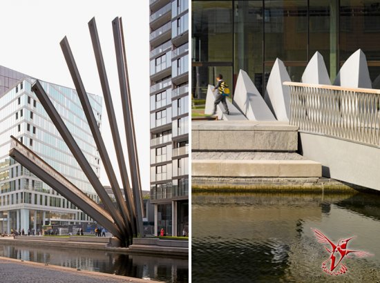 В Лондоне построили уникальный мост-веер