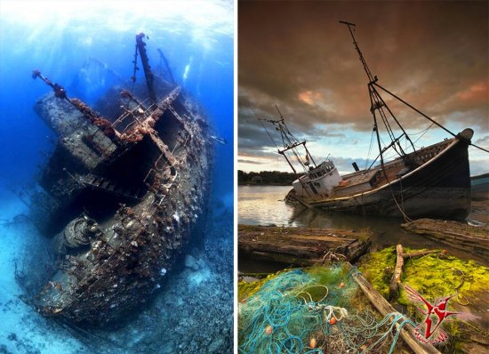 Самые живописные останки брошенных кораблей