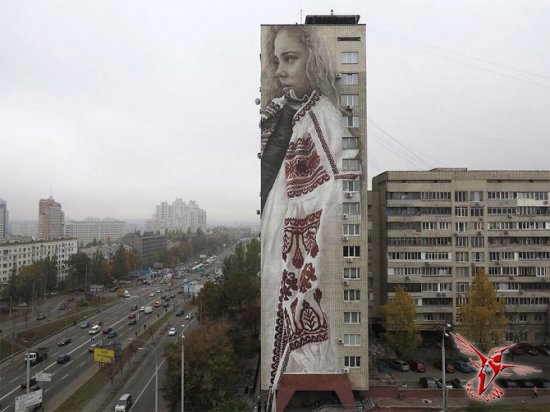 Потрясающий стрит-арт на улицах Киева